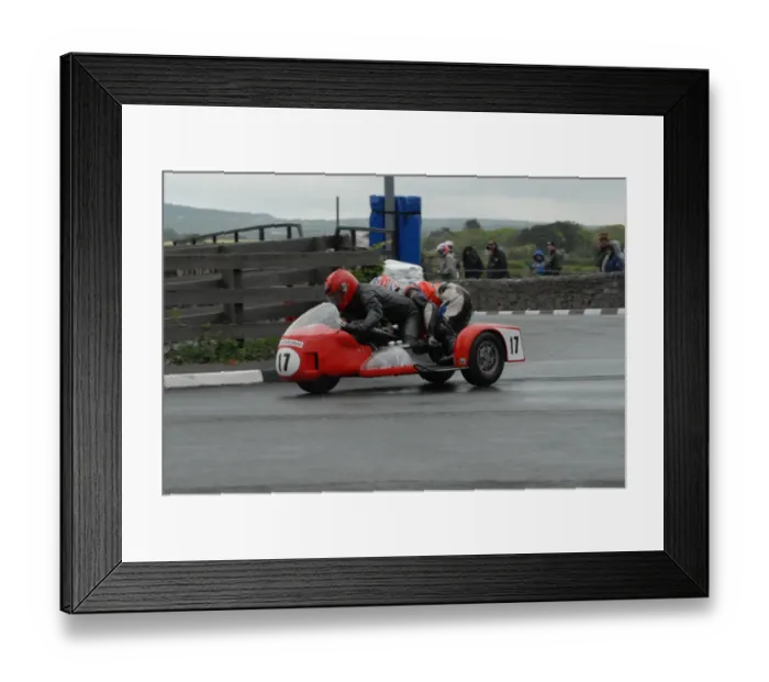 Framed Print : Phillip Holt & Bert Vloemans (Crick BSA) 2007 Pre TT Classic Framed Print : Phillip Holt & Bert Vloemans (Crick BSA) 2007 Pre TT Classic