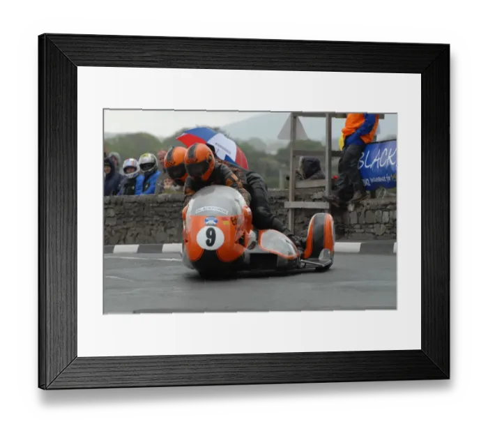 Framed Print : Eddy Wright & Martin Hull (Imp) 2007 Pre TT Classic Framed Print : Eddy Wright & Martin Hull (Imp) 2007 Pre TT Classic