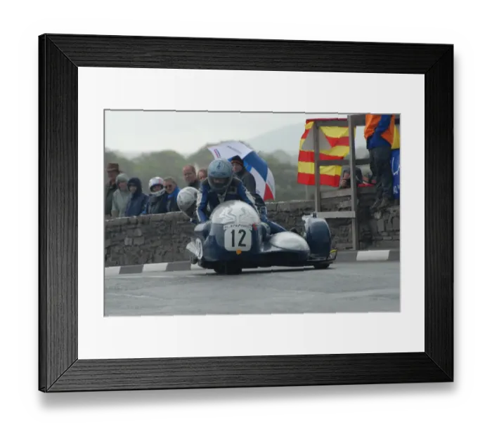 Framed Print : Charlie Cope & Louise Nichol (Windrick Imp) 2007 Pre TT Classic Framed Print : Charlie Cope & Louise Nichol (Windrick Imp) 2007 Pre TT Classic