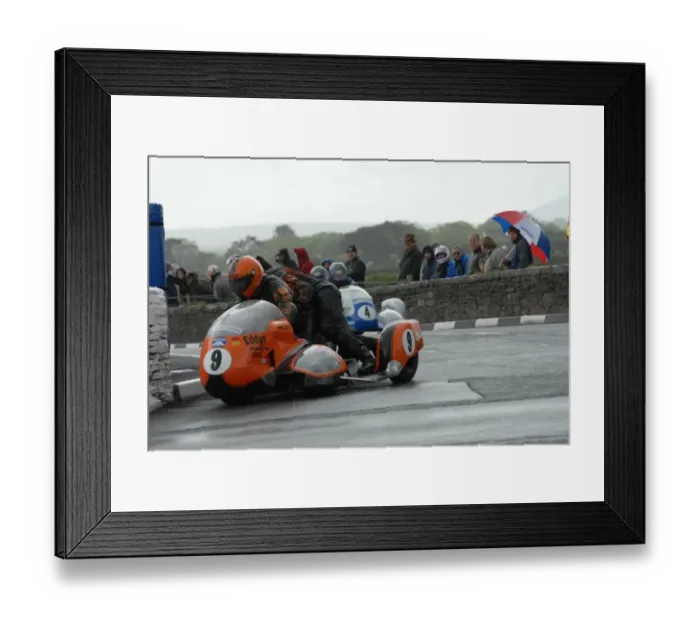Framed Print : Eddy Wright & Martin Hull (Imp) 2007 Pre TT Classic Framed Print : Eddy Wright & Martin Hull (Imp) 2007 Pre TT Classic