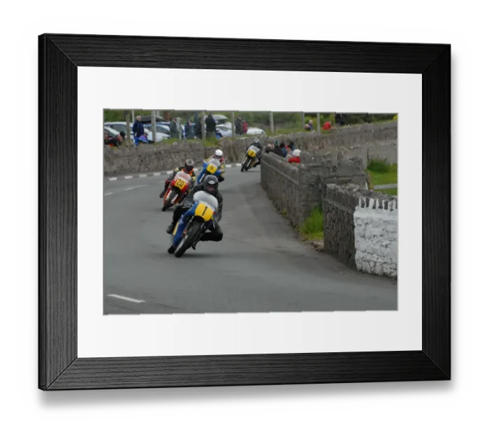 Framed Print : Alan Oversby (Norton) 2007 Pre TT Classic Framed Print : Alan Oversby (Norton) 2007 Pre TT Classic