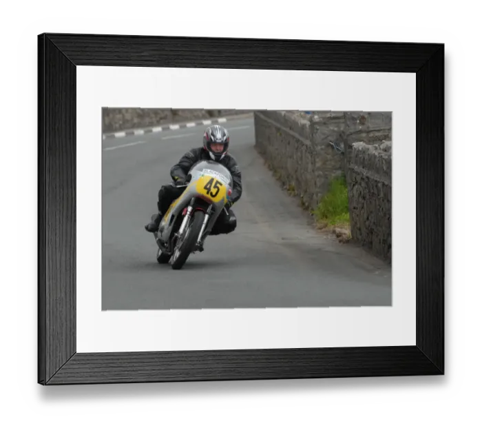 Framed Print : August Henrard (Honda) 2007 Pre TT Classic Framed Print : August Henrard (Honda) 2007 Pre TT Classic