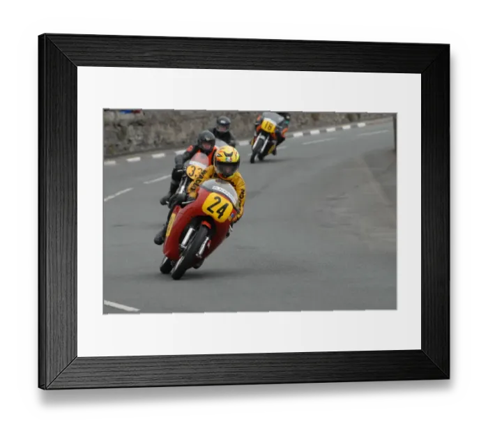 Framed Print : John Knowles (Seeley) 2007 Pre TT Classic
