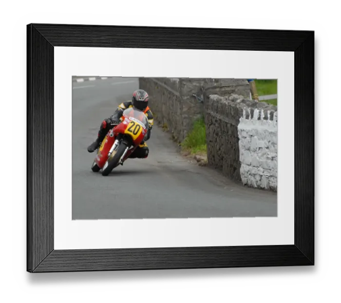 Framed Print : Eric Genin (G50 Seeley) 2007 Pre TT Classic Framed Print : Eric Genin (G50 Seeley) 2007 Pre TT Classic