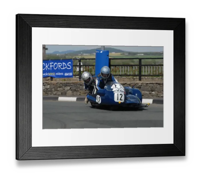Framed Print : Charlie Cope & Louise Nichol (Windrick Imp) 2007 Pre TT Classic Framed Print : Charlie Cope & Louise Nichol (Windrick Imp) 2007 Pre TT Classic