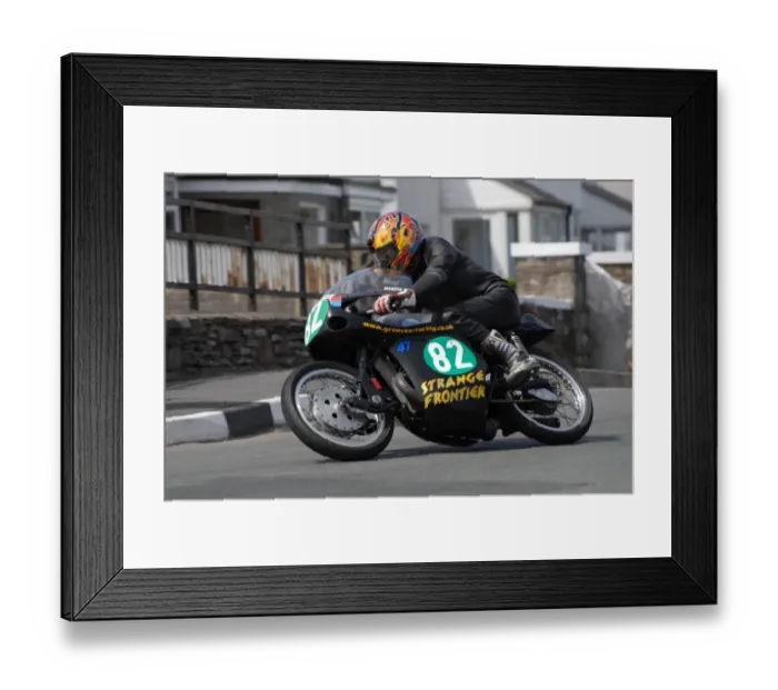 Framed Print : Mervyn Stratford (Greeves) 2007 Pre TT Classic Framed Print : Mervyn Stratford (Greeves) 2007 Pre TT Classic