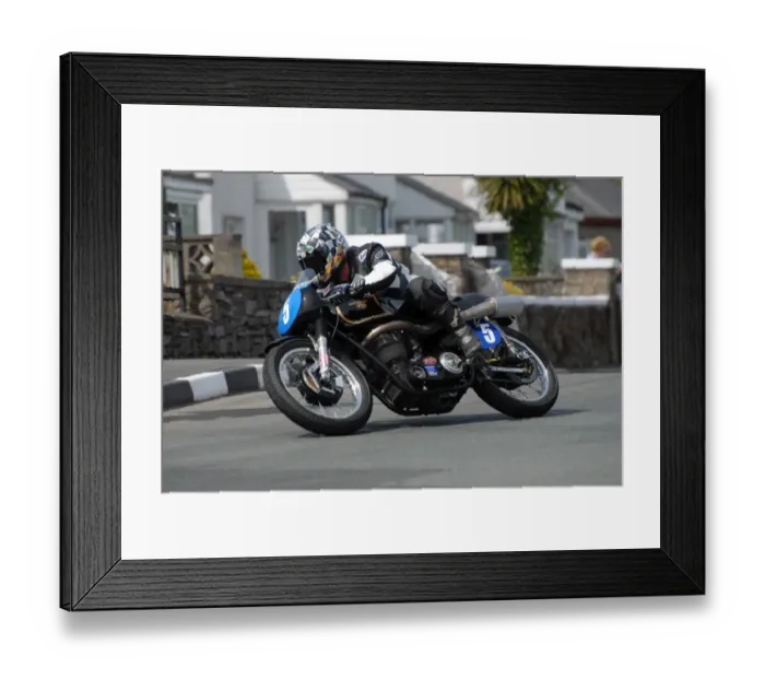 Framed Print : Chris Palmer (AJS) 2007 Pre TT Classic Framed Print : Chris Palmer (AJS) 2007 Pre TT Classic