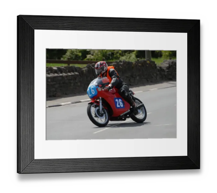 Framed Print : Kevin Callan (Honda Drixton) 2007 Pre TT Classic