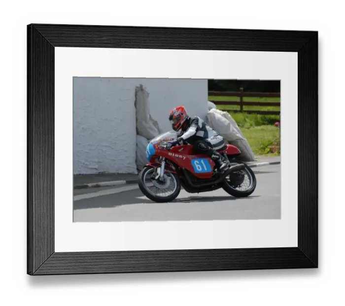 Framed Print : Ian Rycroft (Honda) 2007 Pre TT Classic Framed Print : Ian Rycroft (Honda) 2007 Pre TT Classic