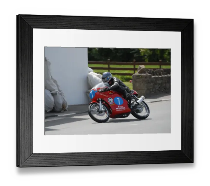 Framed Print : Dave Madsen-Mygdal (Honda) 2007 Pre TT Classic Framed Print : Dave Madsen-Mygdal (Honda) 2007 Pre TT Classic