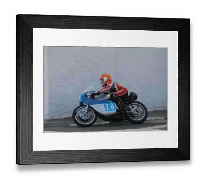 Framed Print : Peter Richardson (Suzuki) 2007 Pre TT Classic Framed Print : Peter Richardson (Suzuki) 2007 Pre TT Classic