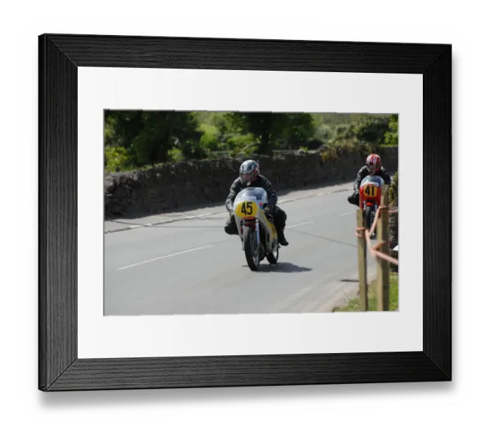 Framed Print : August Henrard (Honda) 2007 Pre TT Classic Framed Print : August Henrard (Honda) 2007 Pre TT Classic