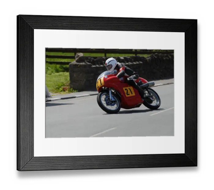Framed Print : Keith Dixon (Seeley G50) 2007 Pre TT Classic Framed Print : Keith Dixon (Seeley G50) 2007 Pre TT Classic