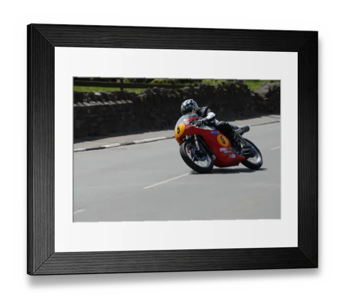 Framed Print : Chris Palmer (Norton) 2007 Pre TT Classic Framed Print : Chris Palmer (Norton) 2007 Pre TT Classic
