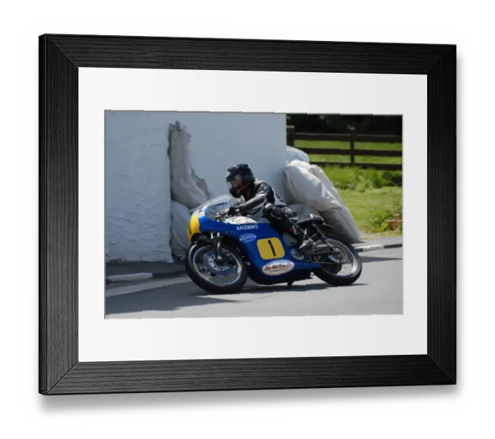 Framed Print : Alan Oversby (Norton) 2007 Pre TT Classic Framed Print : Alan Oversby (Norton) 2007 Pre TT Classic
