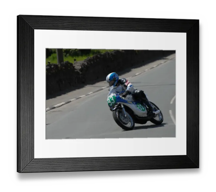 Framed Print : Jim Weeks (Suzuki) 2007 Pre TT Classic Framed Print : Jim Weeks (Suzuki) 2007 Pre TT Classic