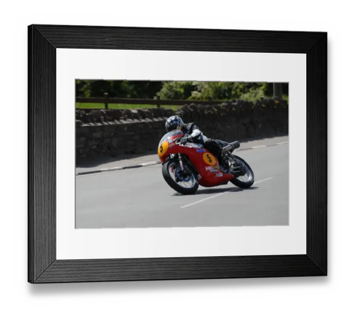 Framed Print : Chris Palmer (Norton) 2007 Pre TT Classic Framed Print : Chris Palmer (Norton) 2007 Pre TT Classic