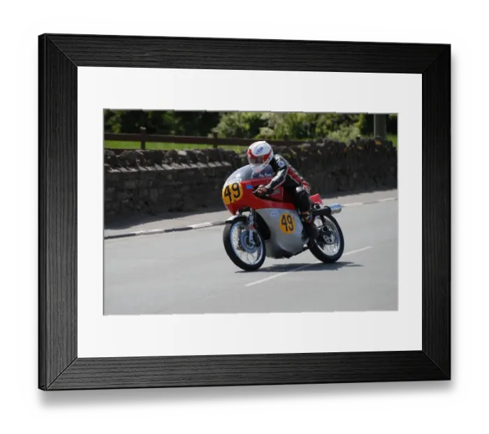 Framed Print : Les Cross (Seeley G50) 2007 Pre TT Classic Framed Print : Les Cross (Seeley G50) 2007 Pre TT Classic