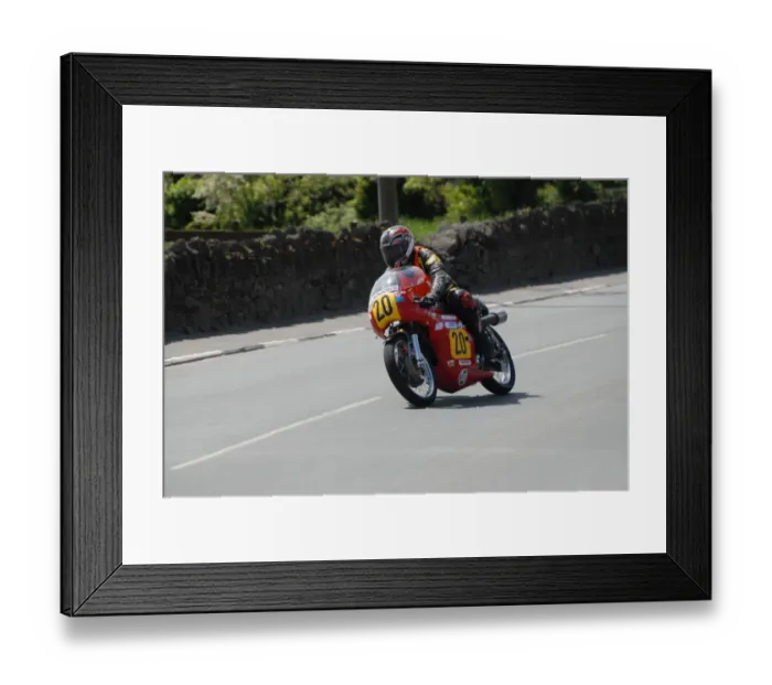 Framed Print : Eric Genin (Seeley G50) 2007 Pre TT Classic Framed Print : Eric Genin (Seeley G50) 2007 Pre TT Classic