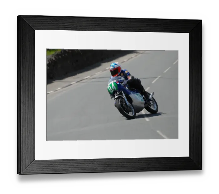 Framed Print : Geoff McMullen (Suzuki) 2007 Pre TT Classic Framed Print : Geoff McMullen (Suzuki) 2007 Pre TT Classic