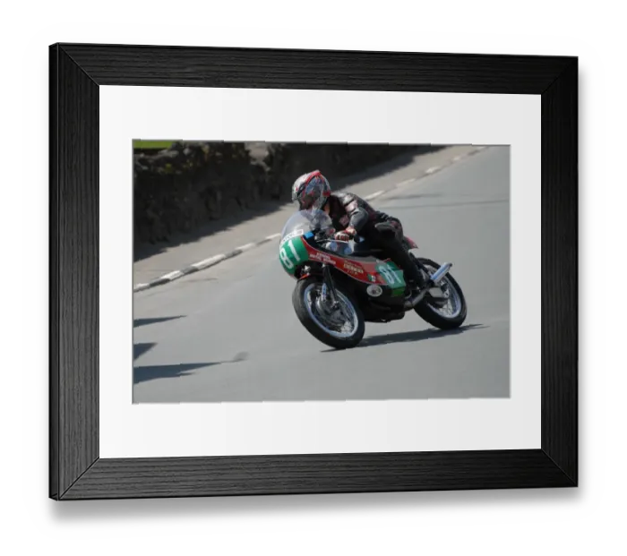 Framed Print : Tom Jackson (Suzuki) 2007 Pre TT Classic Framed Print : Tom Jackson (Suzuki) 2007 Pre TT Classic