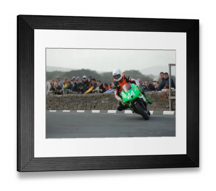Framed Print : Henrik Voit (Aprilia) 2009 Post TT Framed Print : Henrik Voit (Aprilia) 2009 Post TT