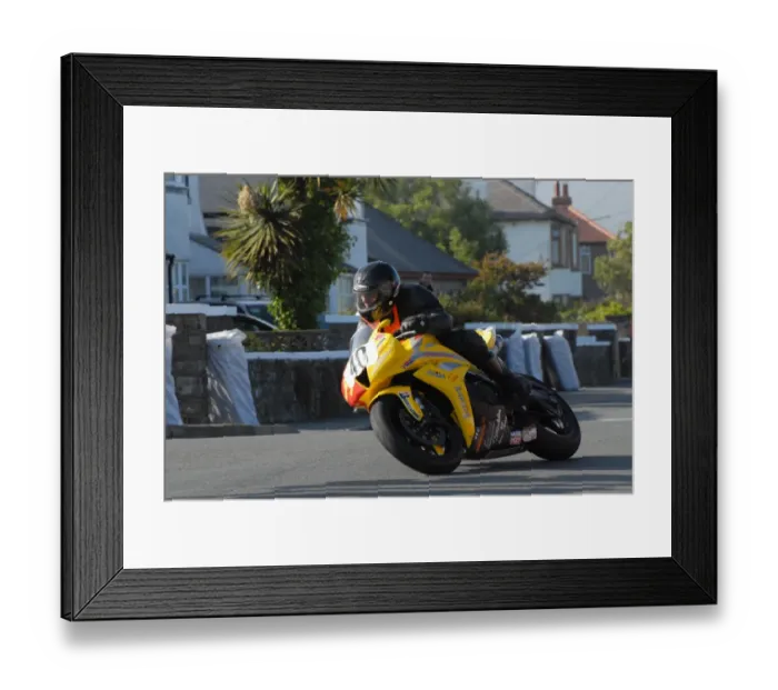 Framed Print : Martin Loicht (Honda) 2009 Post TT Framed Print : Martin Loicht (Honda) 2009 Post TT