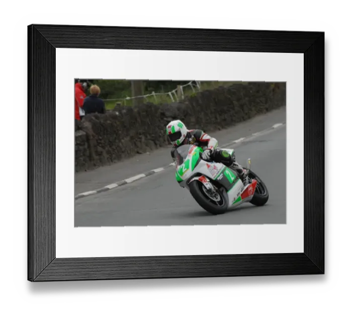 Framed Print : Paul Owen (Honda) 2009 Post TT Framed Print : Paul Owen (Honda) 2009 Post TT