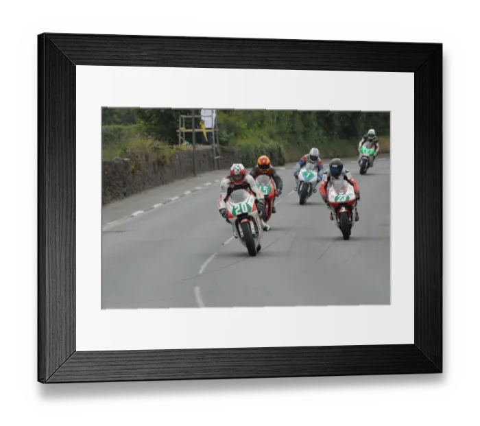 Framed Print : Barry Davidson (Honda) and Phil Harvey (Honda) 2009 Post TT Framed Print : Barry Davidson (Honda) and Phil Harvey (Honda) 2009 Post TT
