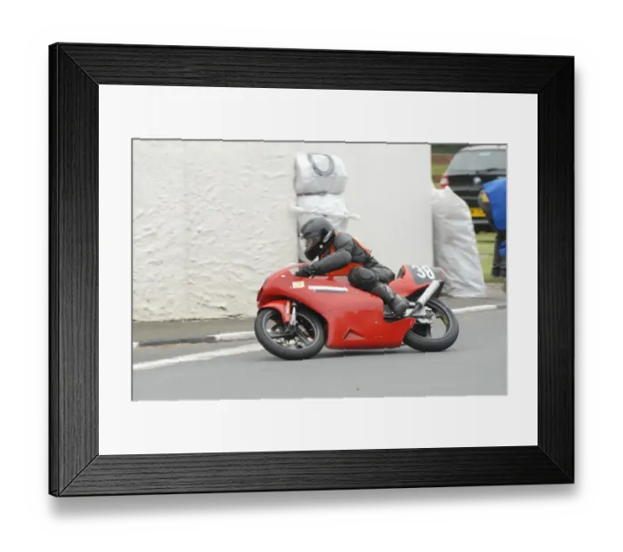 Framed Print : Martin Loicht (Honda) 2009 Post TT