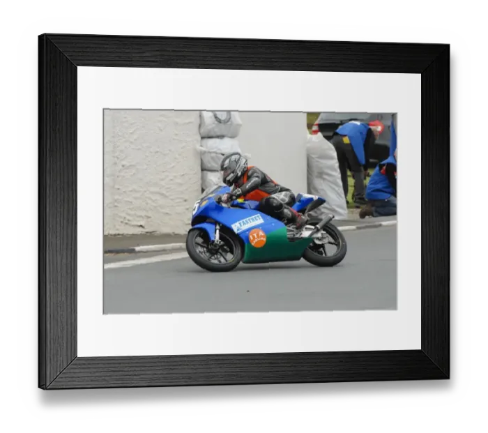 Framed Print : Pascal Bras (Honda) 2009 Post TT Framed Print : Pascal Bras (Honda) 2009 Post TT