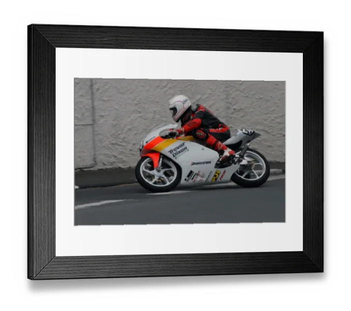 Framed Print : Darren Gilpin (Honda) 2009 Post TT Framed Print : Darren Gilpin (Honda) 2009 Post TT