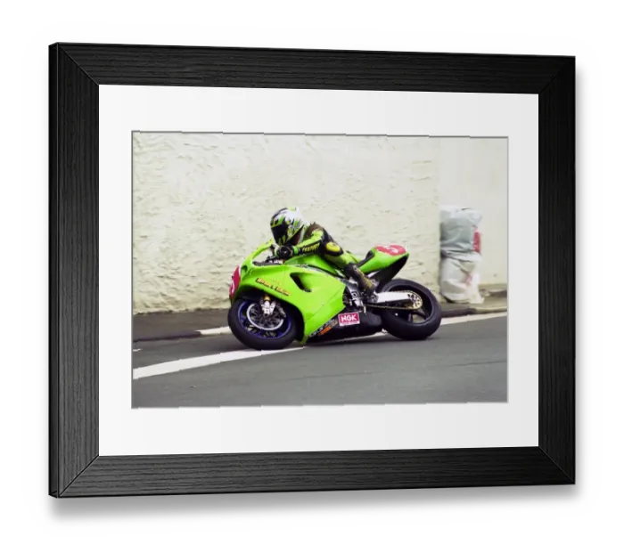 Framed Print : Blair Degerholm (Kawasaki) 2000 Southern 100 Framed Print : Blair Degerholm (Kawasaki) 2000 Southern 100