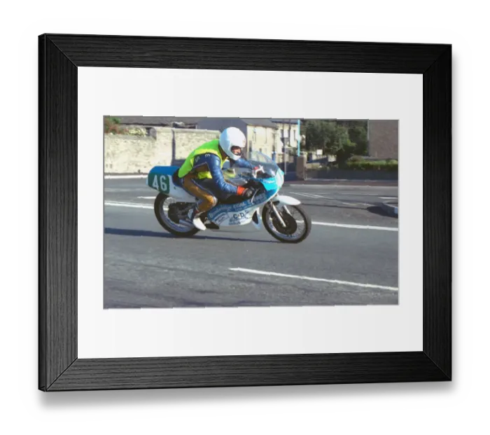Framed Print : Roy Adams (Yamaha) 1989 Southern 100 Framed Print : Roy Adams (Yamaha) 1989 Southern 100