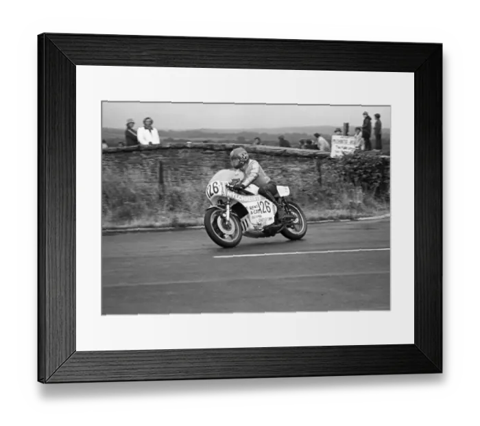 Framed Print : Danny Shimmin (Yamaha) 1976 Southern 100 Framed Print : Danny Shimmin (Yamaha) 1976 Southern 100