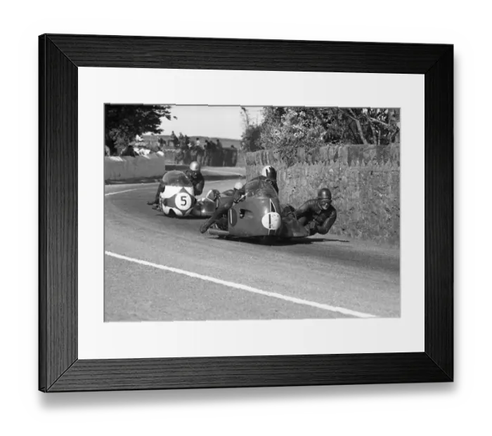 Framed Print : Charlie Freeman & ? (Norton), Nigel Mead & Dave Reynolds (Triumph) 1966 Southern 100 Framed Print : Charlie Freeman & ? (Norton), Nigel Mead & Dave Reynolds (Triumph) 1966 Southern 100
