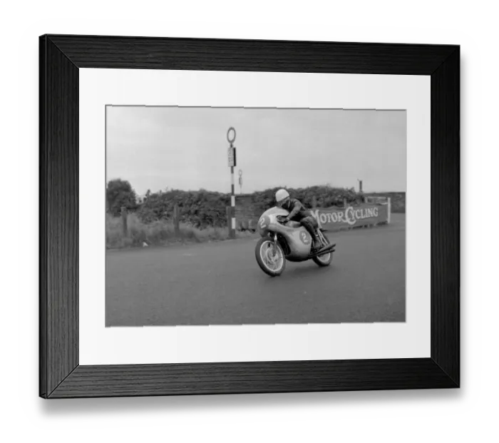 Framed Print : John Hartle (Honda) 1961 Southern 100 Framed Print : John Hartle (Honda) 1961 Southern 100