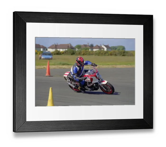 Framed Print : Roly Quine (Suzuki) 2001 Jurby Airfield Framed Print : Roly Quine (Suzuki) 2001 Jurby Airfield