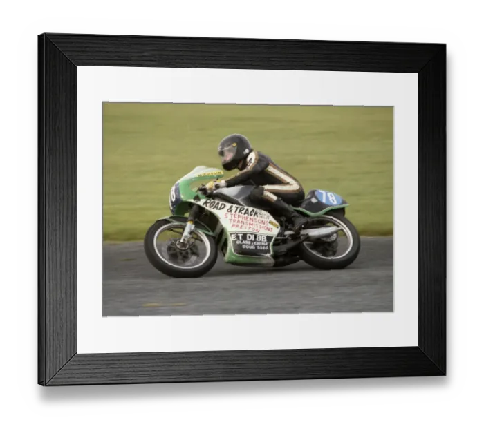 Framed Print : John Smyth (Yamaha) 1982 Jurby Airfield Framed Print : John Smyth (Yamaha) 1982 Jurby Airfield
