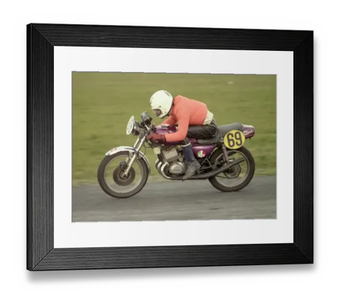 Framed Print : Peter Mylchreest (Kawasaki) 1981 Jurby Airfield Framed Print : Peter Mylchreest (Kawasaki) 1981 Jurby Airfield
