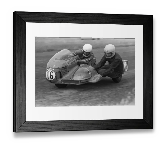 Framed Print : Dave Phillips & Dick Cassidy (Honda) 1978 Jurby Airfield Framed Print : Dave Phillips & Dick Cassidy (Honda) 1978 Jurby Airfield