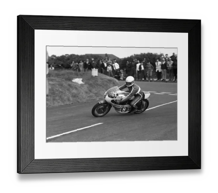Framed Print : Kenny Harrison (Yamaha) 1977 Jurby Road Framed Print : Kenny Harrison (Yamaha) 1977 Jurby Road