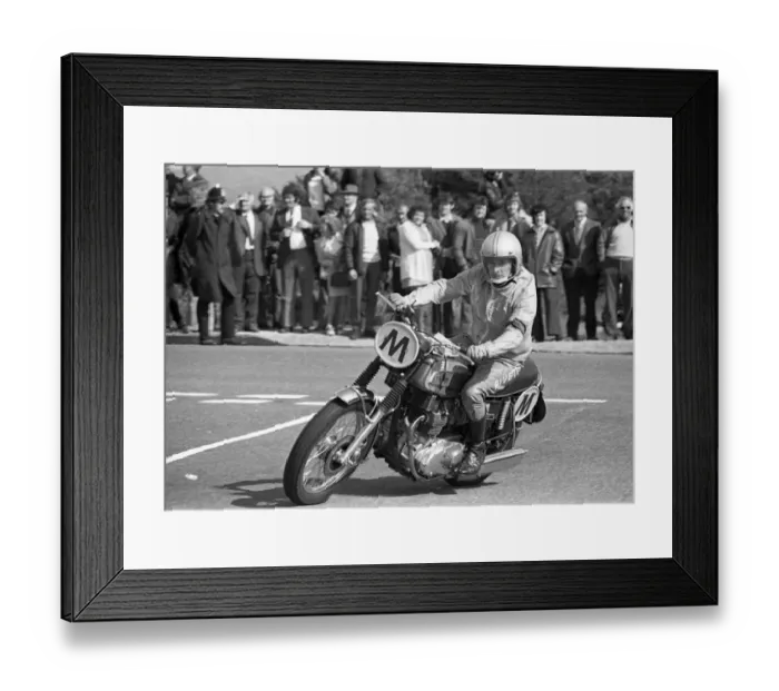 Framed Print : Alan Kipper Killip (Triumph) 1975 Jurby Road Framed Print : Alan Kipper Killip (Triumph) 1975 Jurby Road