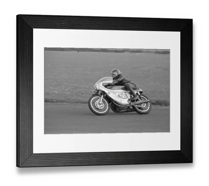 Framed Print : John Turner (Honda) 1975 Jurby Airfield Framed Print : John Turner (Honda) 1975 Jurby Airfield