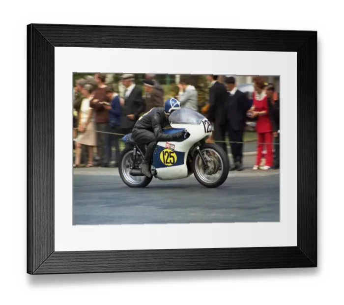 Framed Print : J Barton (Triumph) 1970 Senior TT Framed Print : J Barton (Triumph) 1970 Senior TT