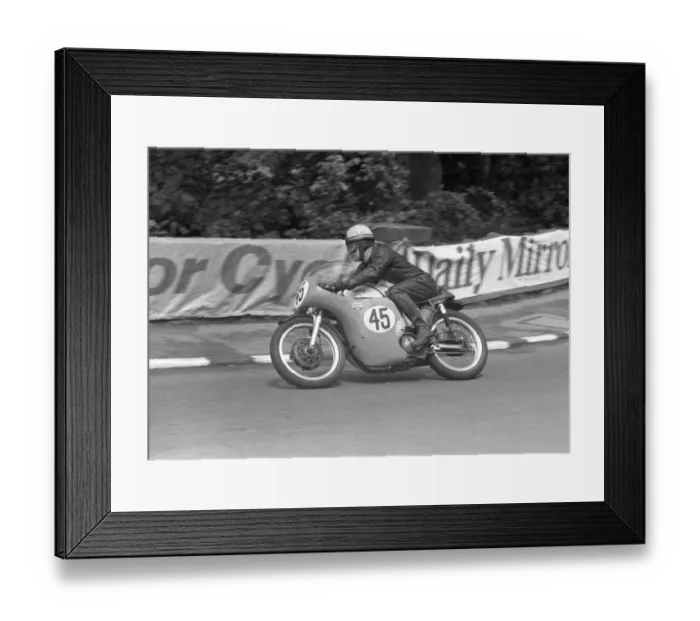 Framed Print : Stan Brassey (Norton) 1965 Senior TT Framed Print : Stan Brassey (Norton) 1965 Senior TT