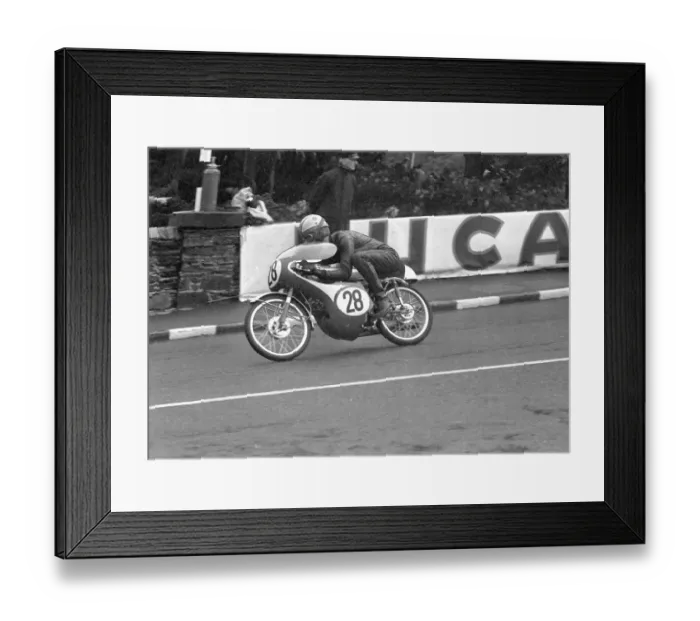 Framed Print : George Ashton (Honda) 1965 50cc TT Framed Print : George Ashton (Honda) 1965 50cc TT