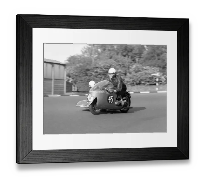 Framed Print : Ferdinand Breu & D Heinz (BMW) 1965 Sidecar TT Framed Print : Ferdinand Breu & D Heinz (BMW) 1965 Sidecar TT