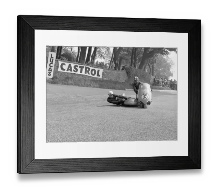 Framed Print : Georg Auerbacher & Eduard Dein (BMW) 1962 Sidecar TT Framed Print : Georg Auerbacher & Eduard Dein (BMW) 1962 Sidecar TT