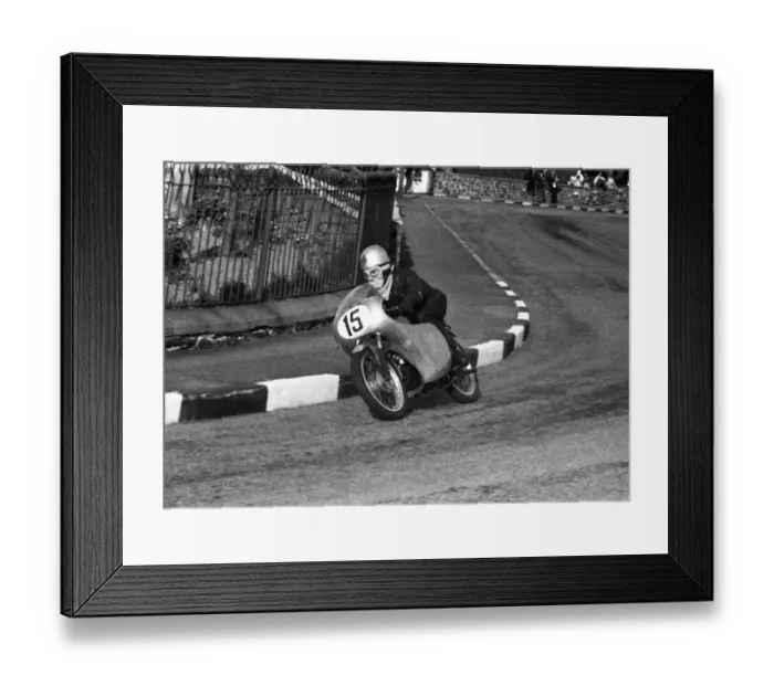 Framed Print : Jim Baughn (EMC) 1959 Ultra Lightweight TT Framed Print : Jim Baughn (EMC) 1959 Ultra Lightweight TT